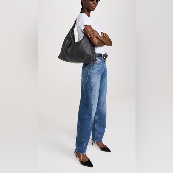 LITTLE LIFFNER Pillow Hobo Leather Tote Bag - Picture 5 of 8